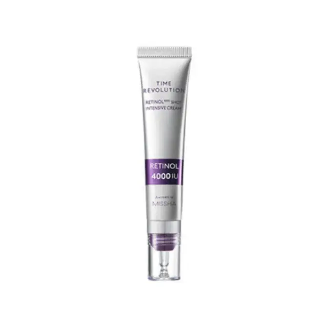 Missha Time Revolution Retinol 4000 Shot Intensive Cream αντιγηραντική κρέμα προσώπου με ρετινόλη 25ml