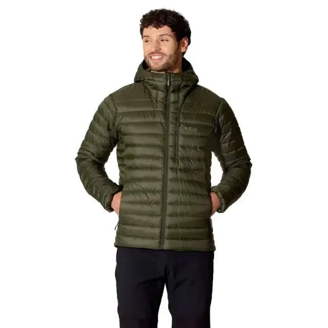 Rab Microlight Alpine Down Hoody Ανδρικό Πουπουλένιο Μπουφάν Army - X Large 3