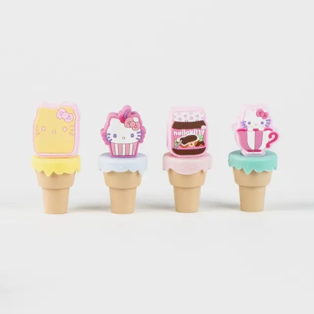 Υπογραμμιστής HELLO KITTY - Pack of 4 mini Highlighters "food" 2