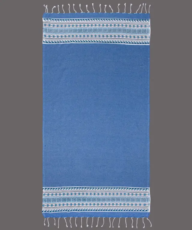 Pestemal nkp555 (90cm x 180cm) μπλέ ροαγιάλ - -