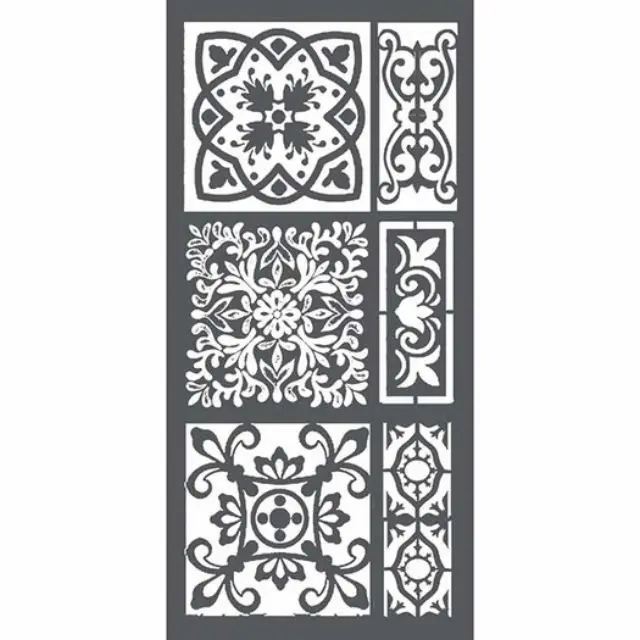 Thick Stencil 12x25 cm Stamperia, Tiles