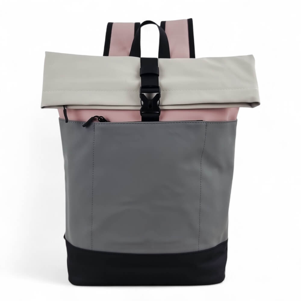 Αδιάβροχο Σακίδιο Πλάτης Rolltop MCAN M-200 για Laptop 15.6” | 30×14×45cm | Εντυπωσιακές Αποχρώσεις - Κόκκινο