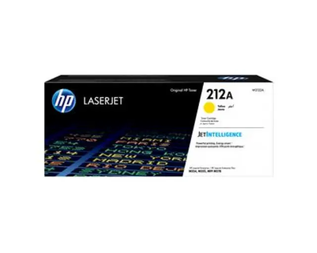 HP 212A Original LaserJet Toner Cartridge Yellow (W2122A) (HPW2122A) HEWLETT PACKARD