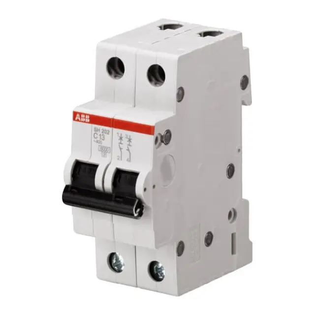 SH202-C40 Miniature Circuit Breaker - 2P - C - 40 A
