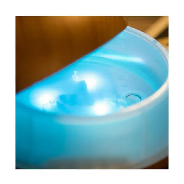 Led Συσκευή Αρωματοθεραπείας Υπερήχων AJ-505YB με Χρονοδιακόπτη Καφέ 8W 2