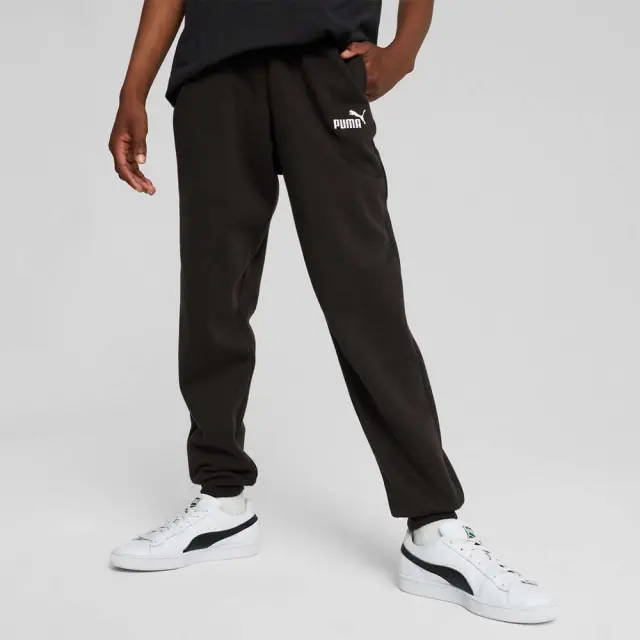 Puma Boy's Essentials No1 Logo Sweatpants Μαύρο 684912-01 (Puma)