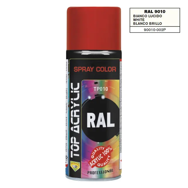 ECO SERVICE 90010/002P SPRAY Ακρυλικό Χρώμα Λευκό RAL9010 400ml