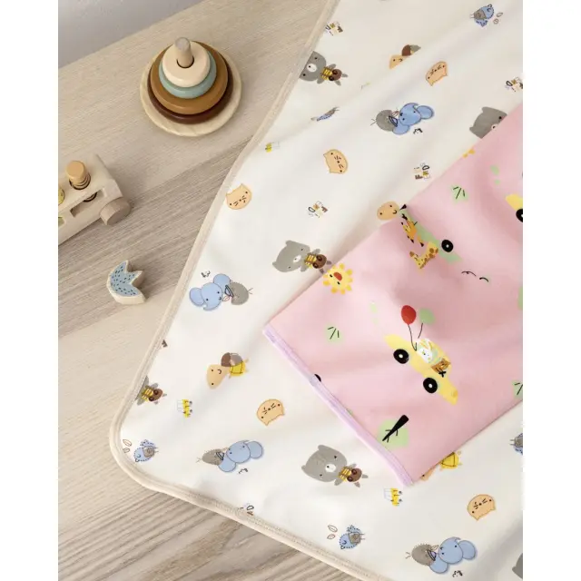 Σελτεδάκι 55x75 Nima Mimi Pink 100% βαμβακερό 2