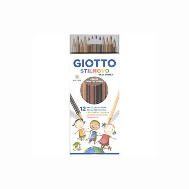 Giotto Ξυλομπογιές Stilnovo Skin Tones 12 χρώματα (F25740000)