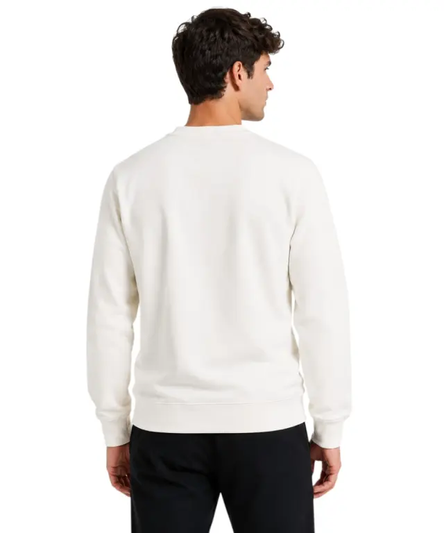 Fila - Ανδρική Μπλούζα Φούτερ Rifredi FAM1354-10001 Λευκό 2