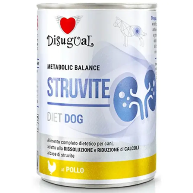 Disugual Struvite Diet Dog Κοτόπουλο 400gr Μονόχρωμο
