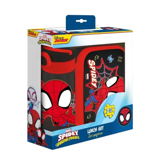 Σετ Φαγητού Spidey and his Amazing Friends Φαγητοδοχείο 800ml-Παγούρι 500ml / 508585 (Must)