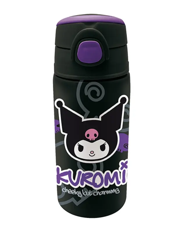 Παγούρι θερμός με καλαμάκι Kuromi Jolt 450ml