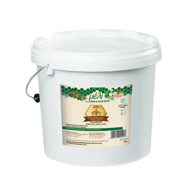 Ελληνικό Μέλι από Άνθη & Κωνοφόρα - Golden Bee - 5Kg 5204424001017