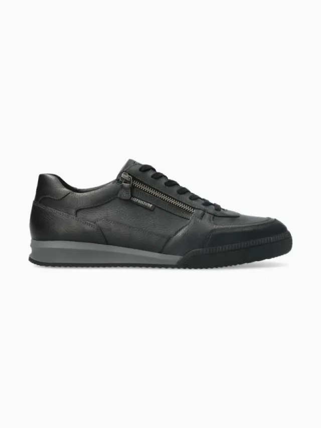 Mephisto Sneakers Ανδρικό δέρμα Μαύρο MEP/ENDRIK BLACK 2