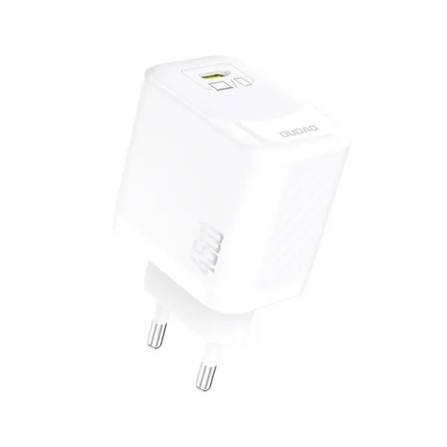 Dudao Φορτιστής A28 45W GaN USB-C White