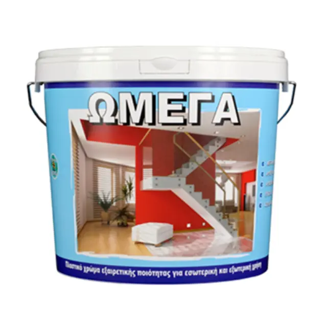 Ωμέγα Πλαστικό Χρώμα 3LT & 9LT