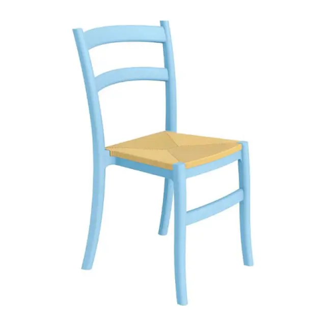 Καρέκλα Στοιβαζόμενη TIFFANY Ανοιχτό Μπλε PP 45x51x85cm