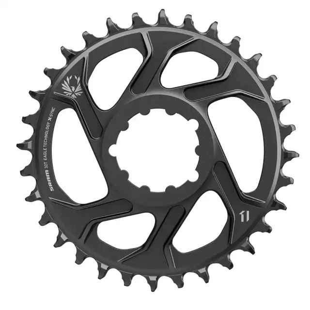 ΔΙΣΚΟΣ ΦΥΛΛΟ SRAM EAGLE X-SYNC2 32T DIRECT MOUNT 3MM OFFSET BOOST ALUM 12 SPEED BLACK