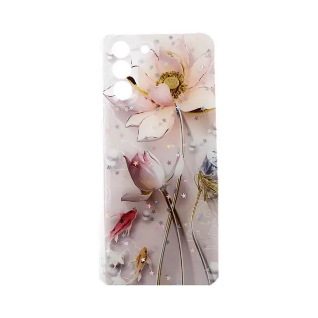 Θήκη Star Glam Για Samsung Galaxy S21 / S21 5G Star Flowers Διάφανη