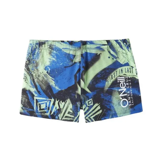 O'neill Boy's Crazy 8inch Racer Swim Trunks Μαύρο - Πράσινο 4800050-35097 (O'neill) - 128