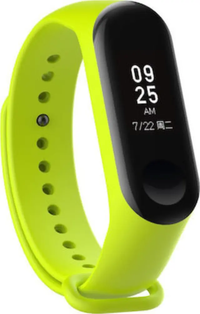 Λουράκι Σιλικόνης Smooth Πράσινο (Mi Band 3/4)
