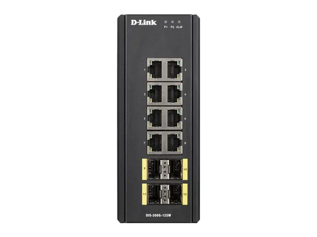 D-Link Switch 12-Port Industrial Gigabit Managed (DIS-300G-12SW)