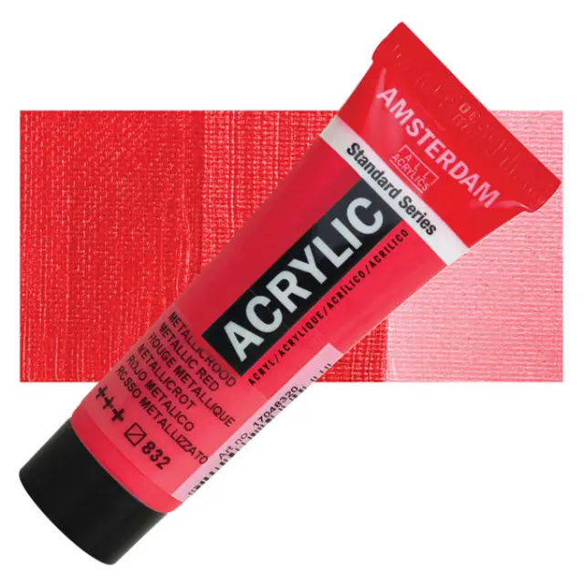 Ακρυλικό Talens Amsterdam 832 Metallic Red- 20ml