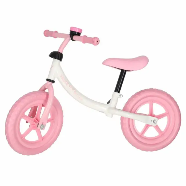 Trike Fix Balance παιδικό ποδήλατο ισορροπίας με κουδούνι λευκό-ροζ 2