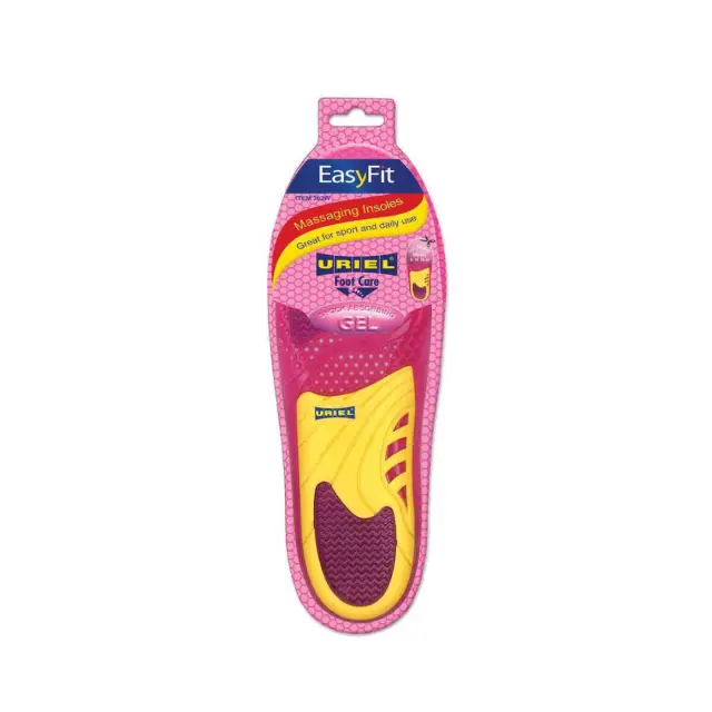Uriel Easy Fit Massaging Insoles 302W Ανατομικοί Πάτοι Gel Παπουτσιών 36-40, 1 ζευγάρι