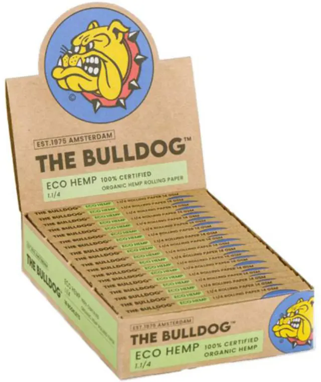 The Bulldog Χαρτάκια 50φ. - Natural - 1¼ 18τεμ.