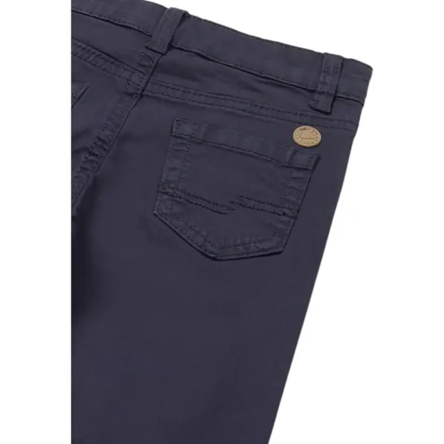 Mayoral Παντελόνι Καπαρτινέ Slim Fit Ναυτικό Μπλε για Αγόρι 3