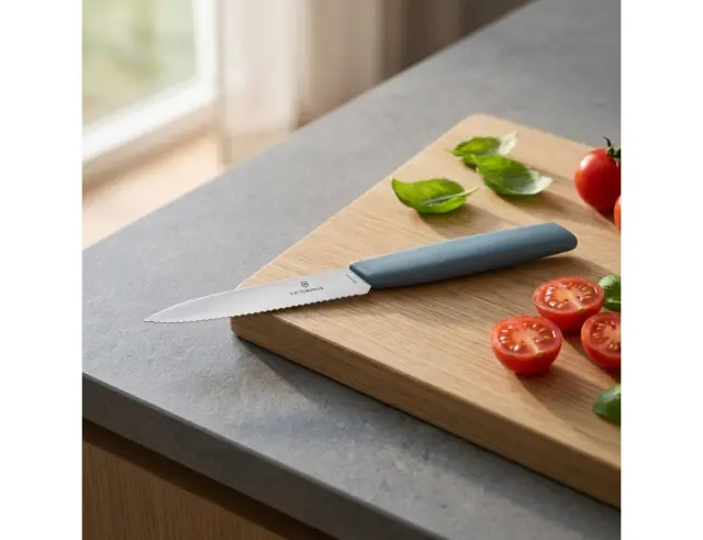 Μαχαίρι Γενικής Χρήσης Victorinox Swiss Modern με μήκος λεπίδας 10cm - Blue6.9006.10W21