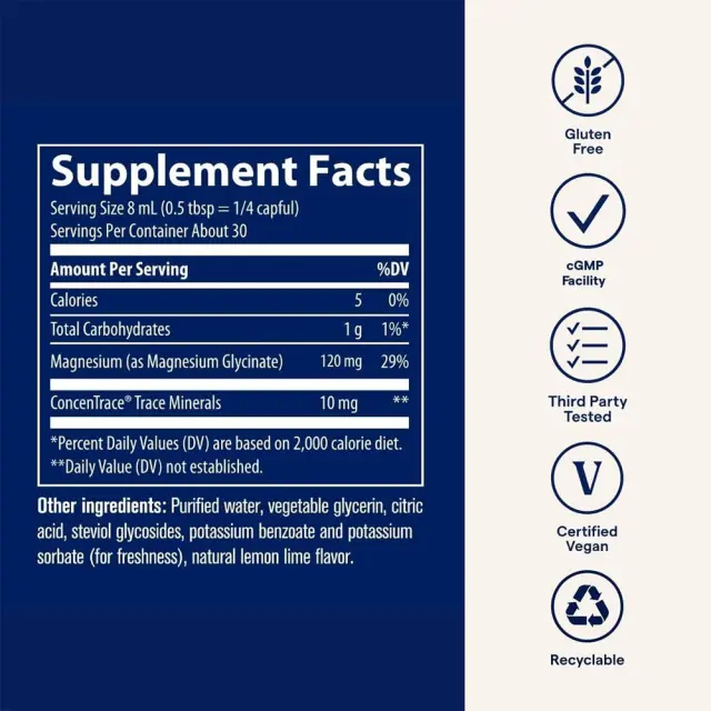Trace Minerals Liquid Magnesium Glycinate 2