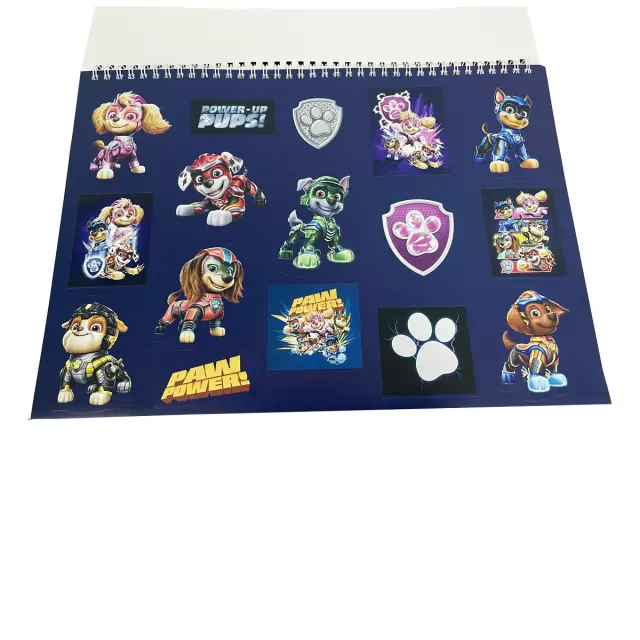 Μπλοκ ζωγραφικής 23x33εκ. με αυτοκόλλητα Paw Patrol 2