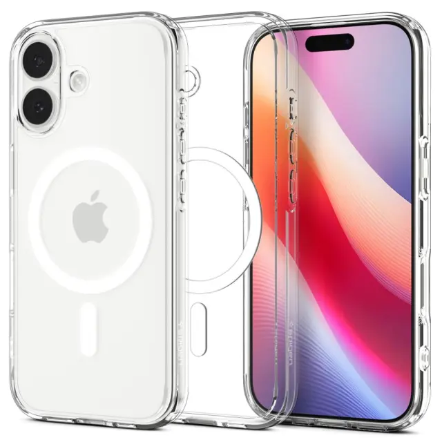 Spigen Ultra Hybrid Mag Magsafe Iphone 17 Clear/white