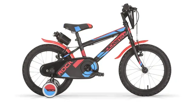 ΠΟΔΗΛΑΤΟ MBM ROCKSTAR 16'' - ΜΑΥΡΟ-ΚΟΚΚΙΝΟ - NO SIZE