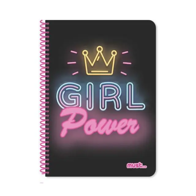 Must Τετράδιο Σπιράλ Rainbow Power 17x25 3 θέματα (000584457) 2
