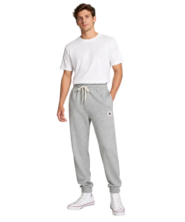Converse - Ανδρικό Παντελόνι Φόρμας Chuck Patch Jogger CVM6B093-M6X Γκρι 3
