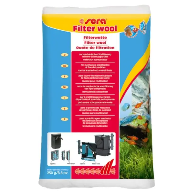 Sera Filter Wool Υαλοβάμβακας 250gr