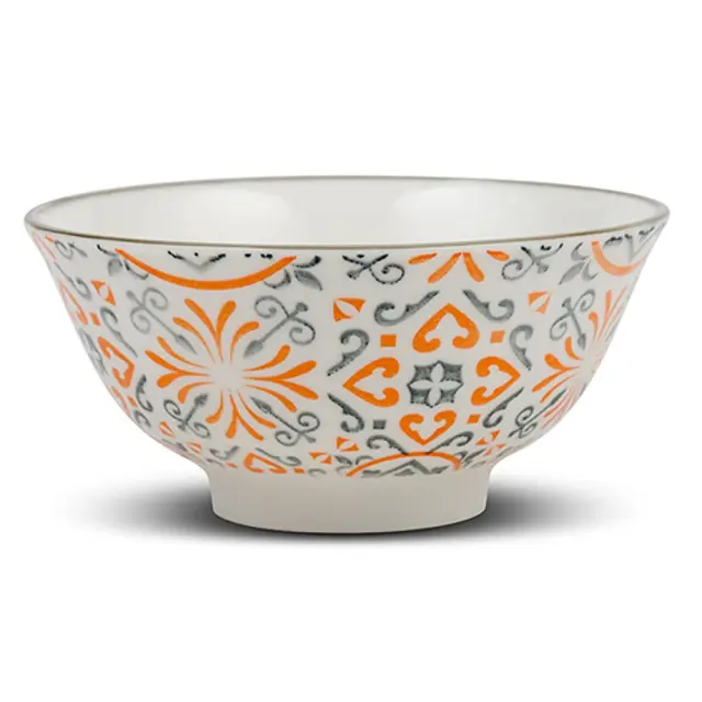 Μπολ Δημητριακών Πορσελάνινο "Maiolica orange" 15.5cm