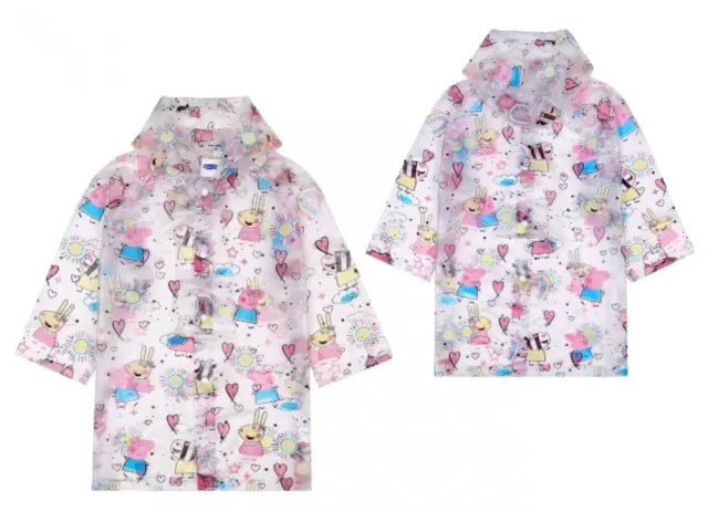 Αδιάβροχο Raincoat Παιδικό με Κουκούλα Colors Peppa Pig 8110035 - 5-6Y (110-116cm) 2