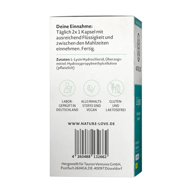 Nature Love L-Lysine 3