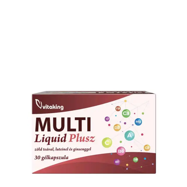 Vitaking Multi Liquid Plusz Multivitamin 30 Softgels