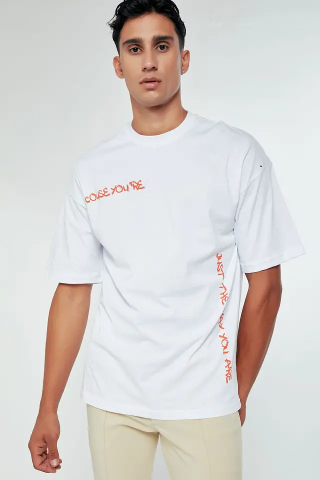 T-Shirt Βαμβακερό Amazing Λευκό