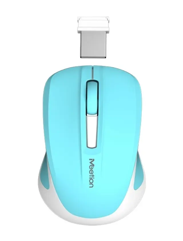 Meetion Silent Mini 2.4G Οπτικό Ασύρματο Ποντίκι (Κυανό) 17.001.0032