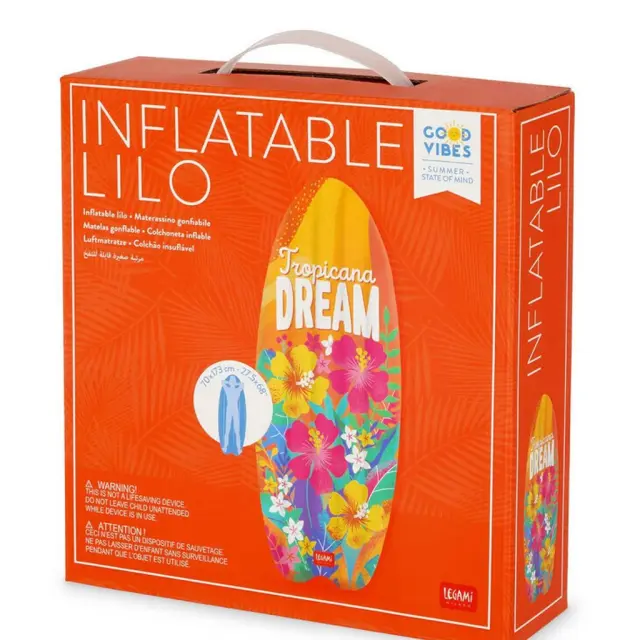 Legami Φουσκωτό Στρώμα Θαλάσσης Tropicana Dream 80x175cm 3