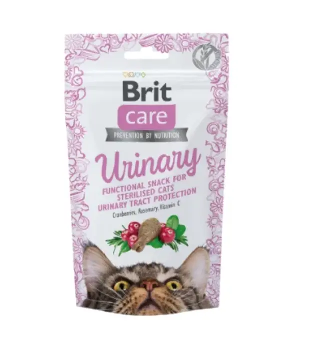 Brit Care® Snack Urinary Λιχουδιές Γάτας για Ουροποιητικό 50gr