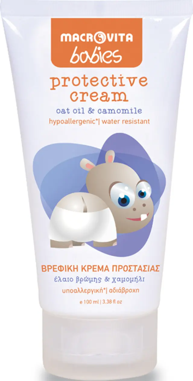 Macrovita Βρεφική Κρέμα με Έλαιο Βρώμης & Χαμομήλι 100ml