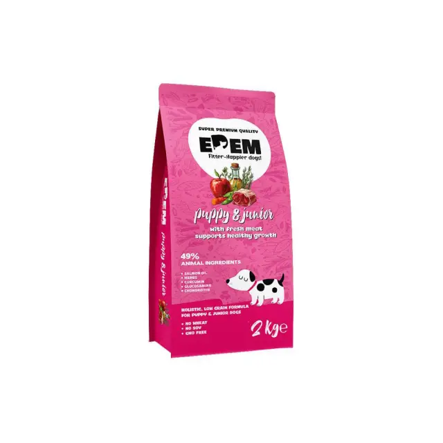 Edem Low Grain Puppy & Junior 2Kg Μονόχρωμο